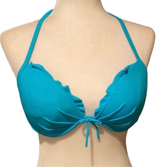 Victoria’s Secret Blue Bikini Top - Picture 1 of 10